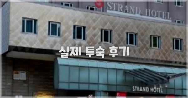 💬 실제 투숙 후기