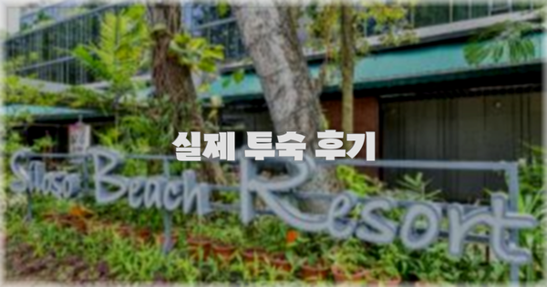 💬 실제 투숙 후기