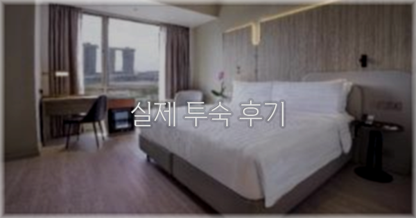 💬 실제 투숙 후기